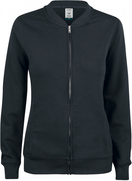 Clique - Organic Cotton Premium Cardigan Ladies - Negro