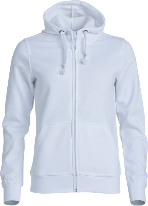 Clique - Full Zip Hoody Women - Blanco