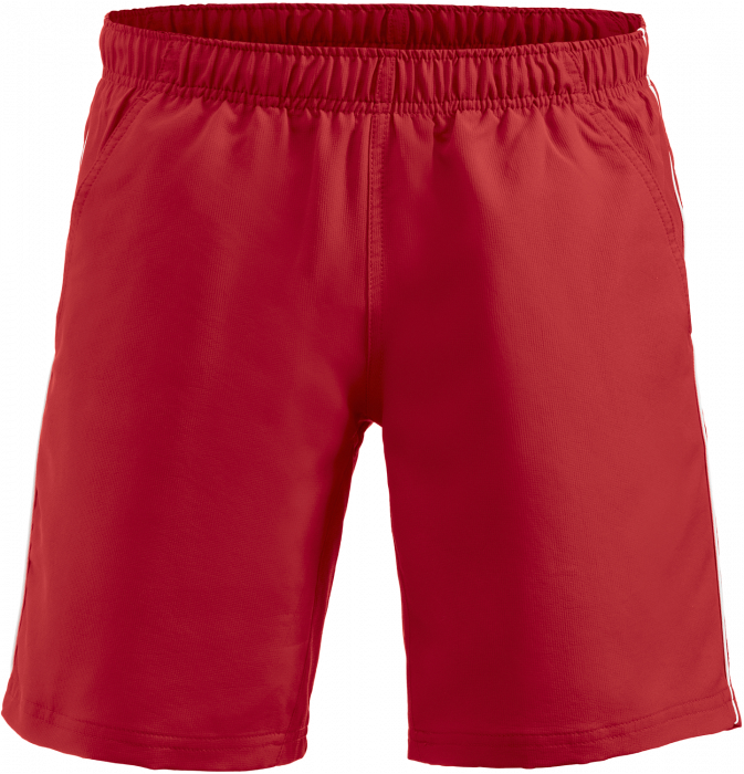 Clique - Hollis Polyester Shorts - Röd