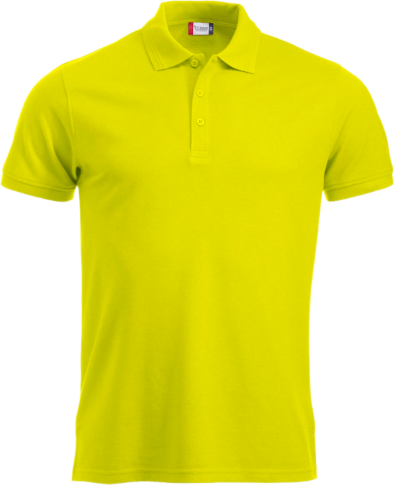 Clique - Manhatten Polo Tee Men - Visibility Yellow