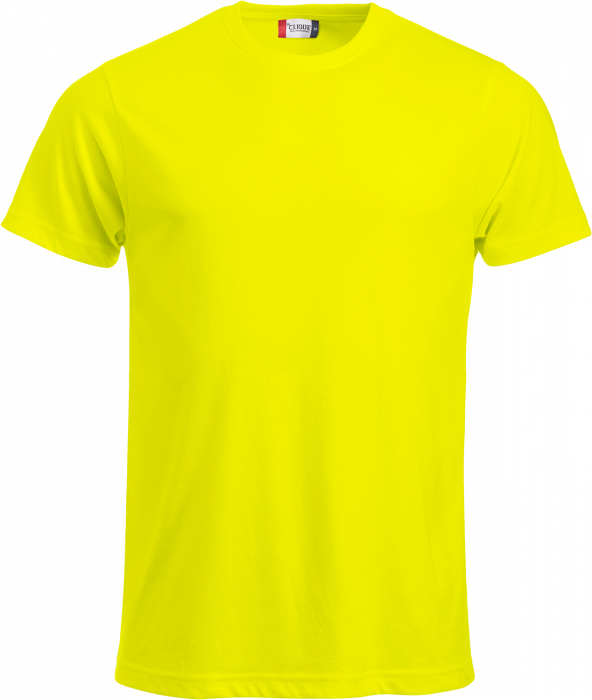 Clique - Klassisk Bomulds T-Shirt - Visibility Gul