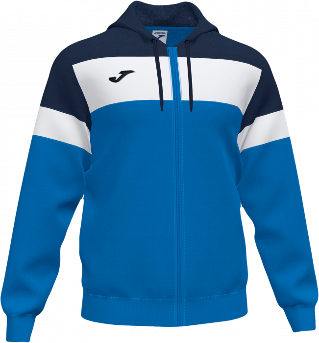 Joma - Crew Iv Sweatshirt With Zip - blue & preto