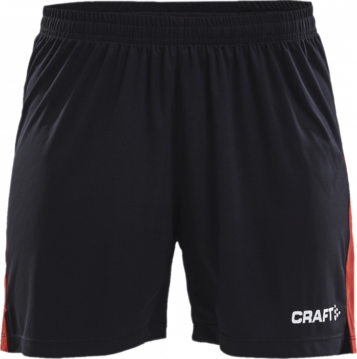 Craft - Progress Contrast Shorts Women - Schwarz & rot