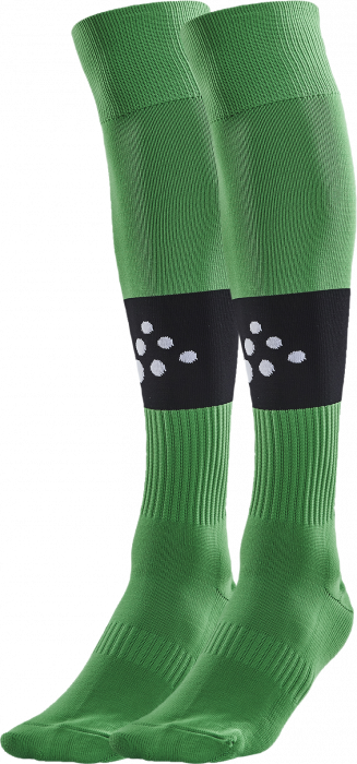 Craft - Squad Contrast Football Sock - Verde craft & nero