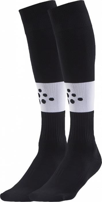 Craft - Squad Contrast Football Sock - Negro & blanco