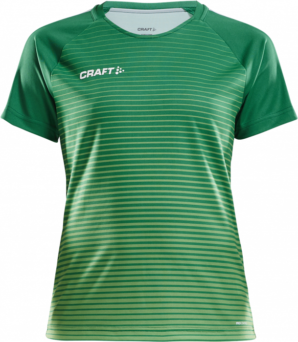 Craft - Pro Control Stripe Jersey Woman - Verde & verde lima