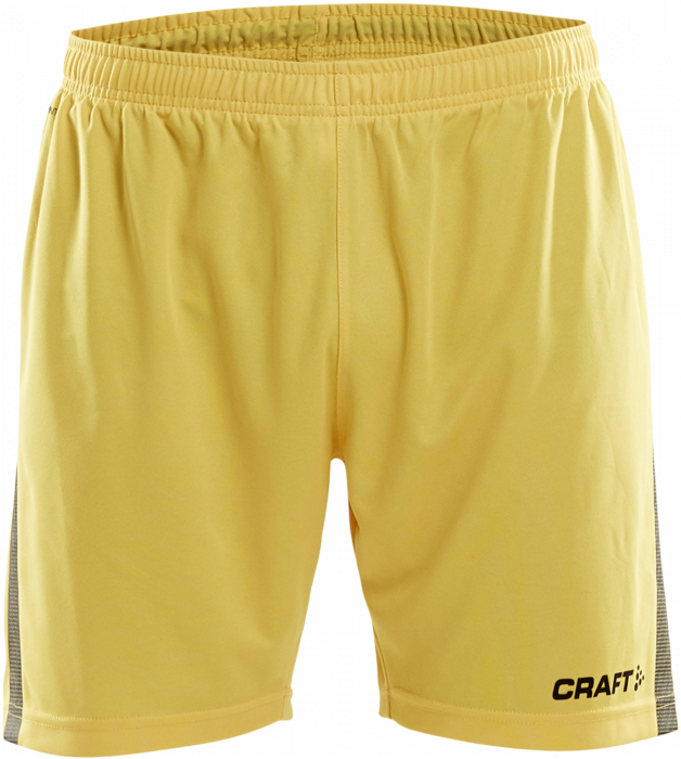 Craft - Pro Control Shorts Youth - Gelb & schwarz