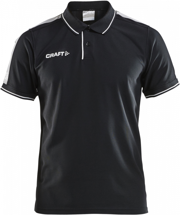 Craft - Pro Control Poloshirt Youth - Nero & bianco