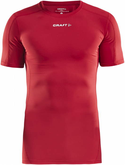 Craft - Pro Control Compression T-Shirt Youth - Rosso & bianco