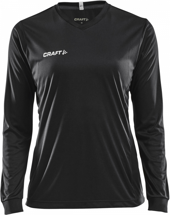 Craft - Squad Go Jersey Solid Ls Woman - Czarny