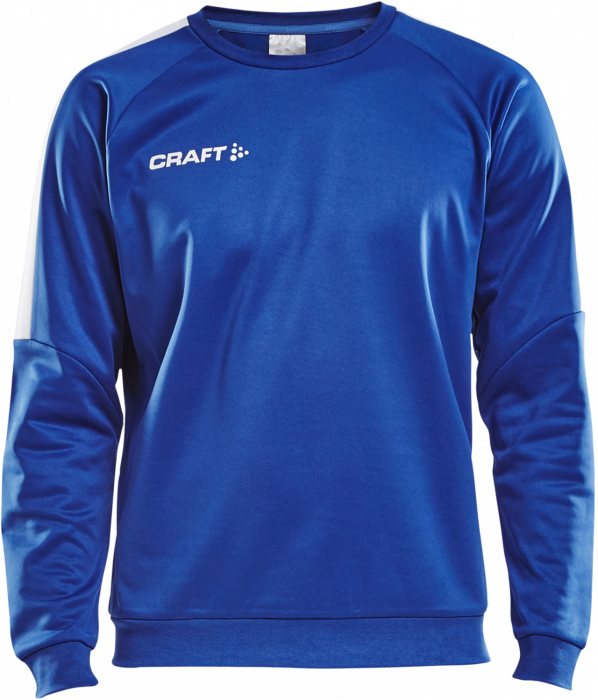 Craft - Progress R-Neck Sweather - Blau & weiß
