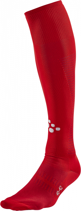 Craft - Pro Control Football Socks - Czerwony & biały