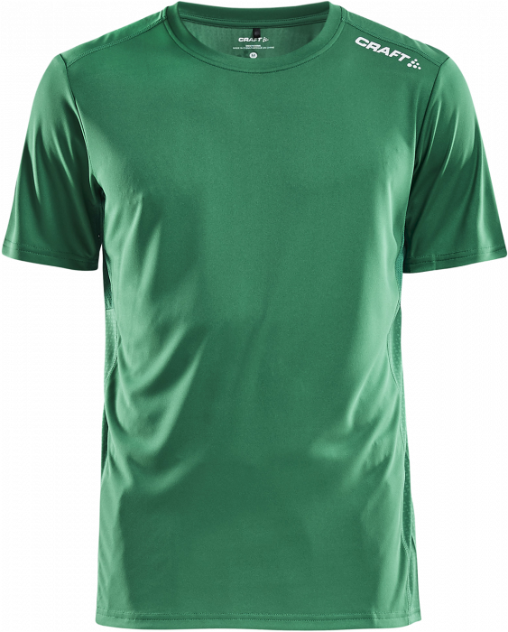 Craft - Rush Ss T-Shirt Børn - Grøn & hvid