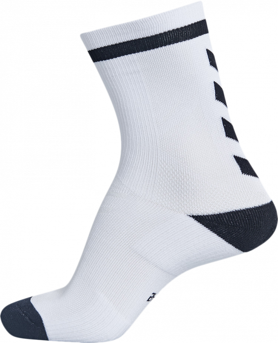 Hummel - Elite Indoor Sock Short - Vit & svart