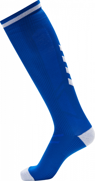 Hummel - Elite Indoor Sock Lang - True Blue & hvid