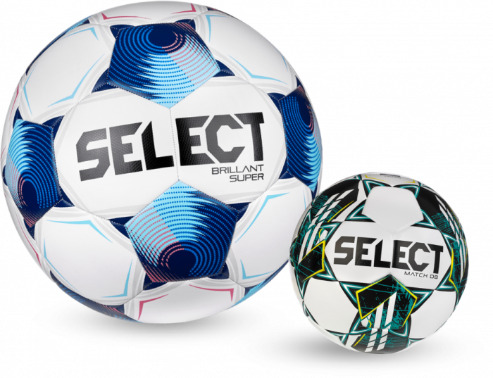 Select - Big Football - Vit & blå