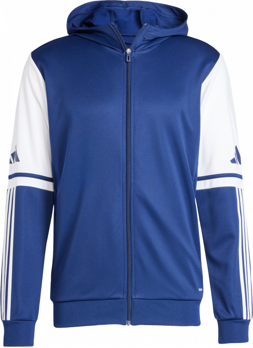 Adidas - Squadra 25 Hoodie With Full Zip - T Navy Blue & weiß