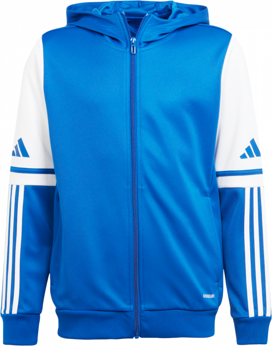 Adidas - Squadra 25 Hoodie With Full Zip - T Royal Blue & white