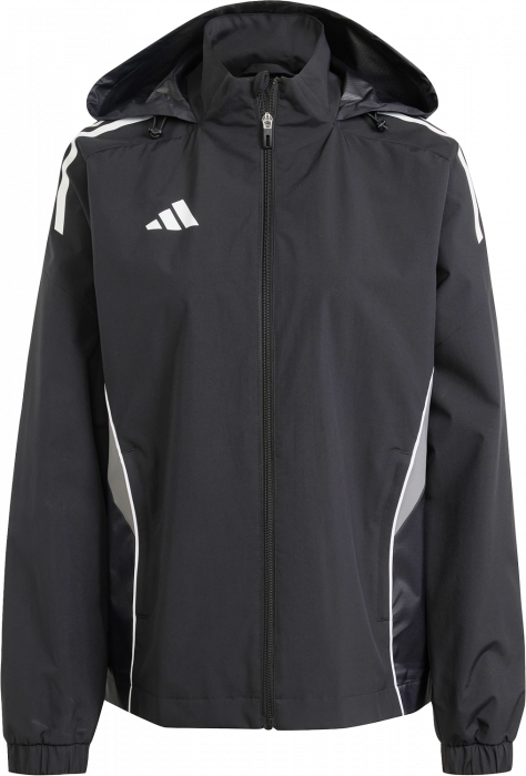 Adidas - Tiro 25 Competition All-Weather Jacket Women - Czarny & t grey four