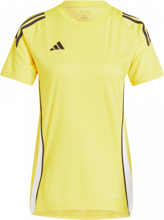 Adidas - Tiro 24 Player Jersey Women - T Yellow & biały