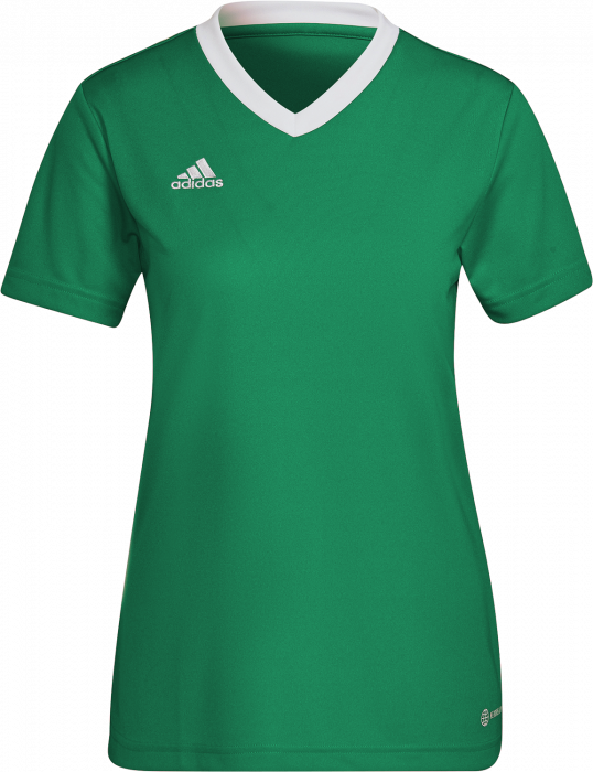 Adidas - Entrada 22 Jersey Women - T Green & biały