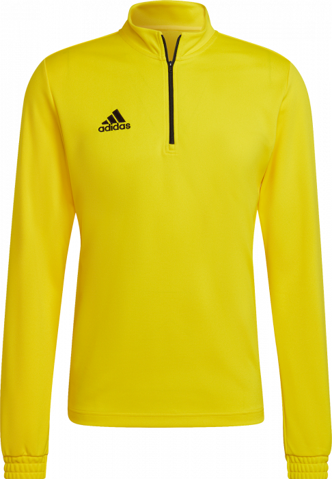 Adidas - Entrada 22 Træning Top With Half Zip Jr - T Yellow & black