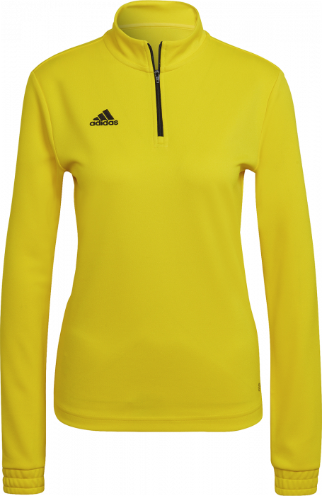 Adidas - Entrada 22 Træning Top With Half Zip Woman - Geel