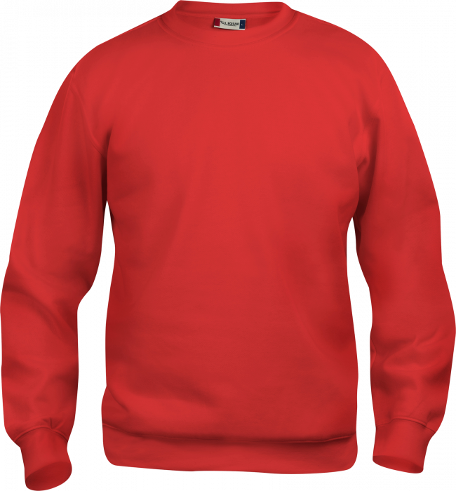 Clique - Cotton Sweatshirt - Rood