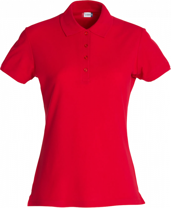 Clique - Basic Polo Ladies - Vermelho