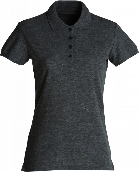 Clique - Basic Polo Ladies - Anthracite Melange