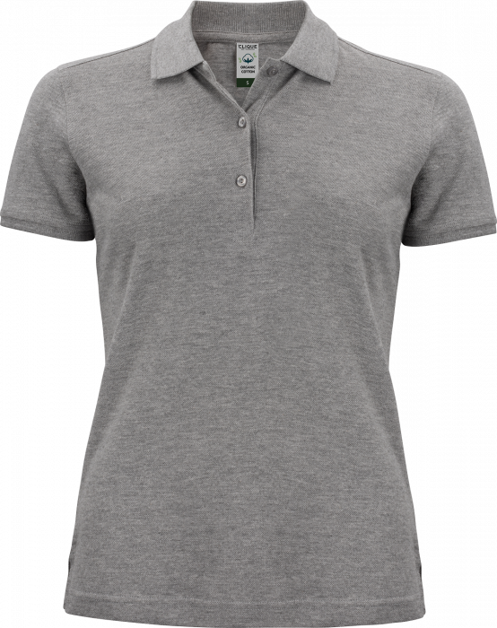 Clique - Classic Organic Polo For Women - Grey