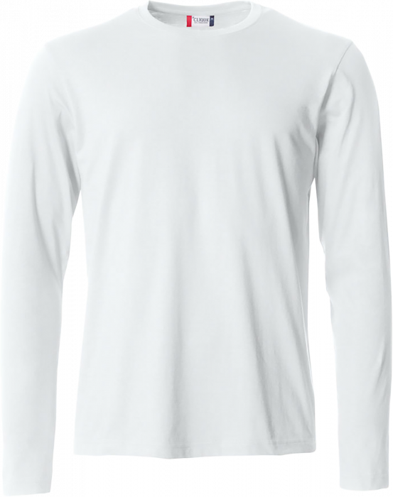 Clique - Longsleeve T-Shirt - Bianco