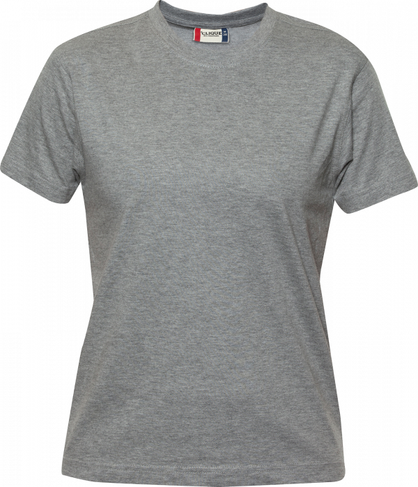 Clique - Premium-T Woman - Grey melange