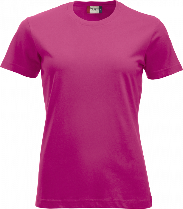 Clique - Classic Cotton Tee Women - Lys Cerise