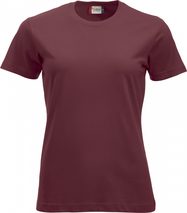 Clique - Classic Cotton Tee Women - Burgundy