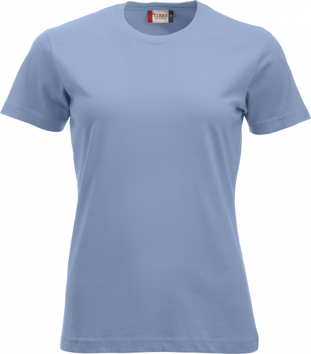 Clique - Classic Cotton Tee Women - Jasnoniebieski