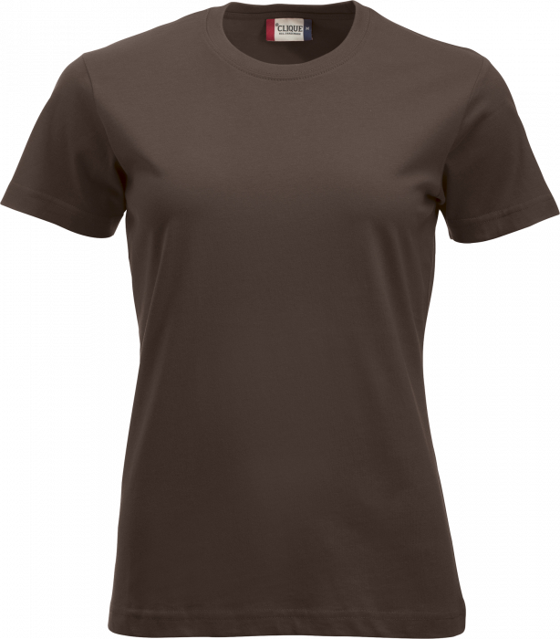 Clique - Classic Cotton Tee Women - Dark Mocca