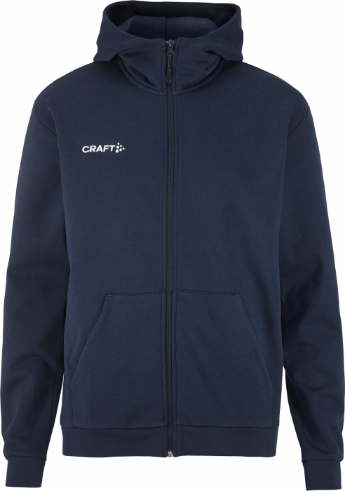 Craft - Community 2.0 Logo Fz Hoodie - Marinblå