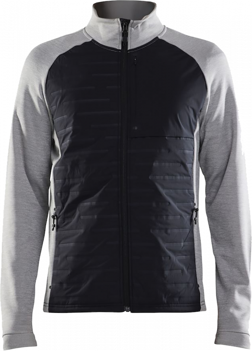 Craft - Adv Unify Hybrid Jacket Men - Grå Melange DK & czarny