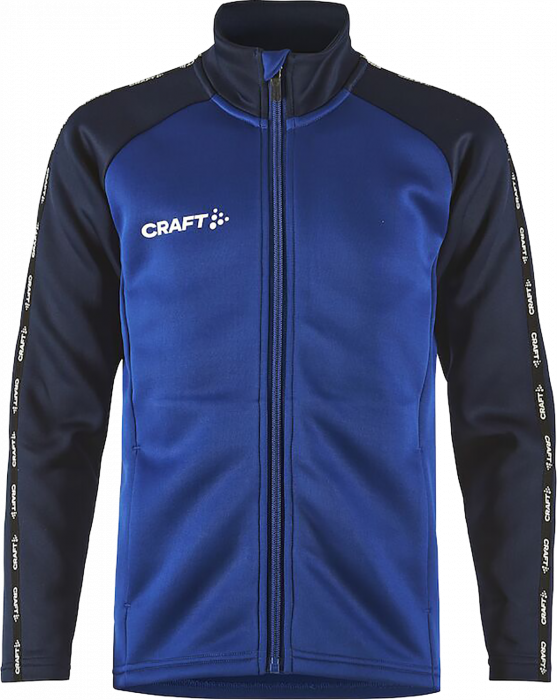 Craft - Squad 2.0 Full Zip Jr - Club Cobolt & marineblauw