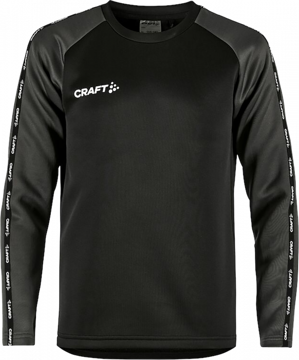 Craft - Squad 2.0 Crewneck Jr - Noir & grante