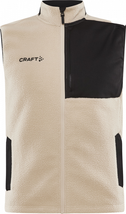 Craft - Adv Explore Pile Fleece Vest Herre - Ecro