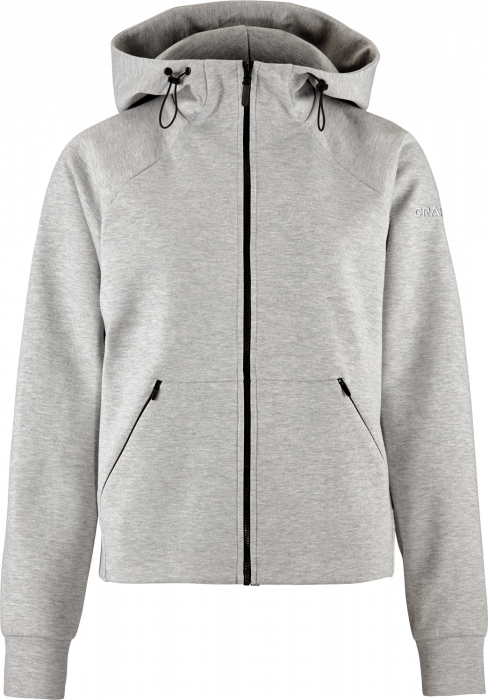 Craft - Adv Join Zip Hoodie Women - Grå Melange DK