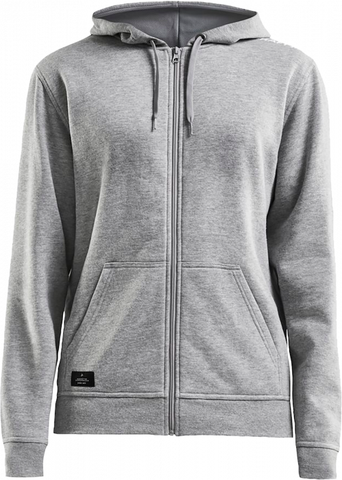 Craft - Community Full Zip Hoodie Women - Szary melanżowy