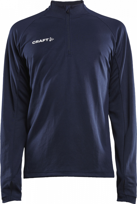 Craft - Evolve Shirt With Half Zip - Marineblauw