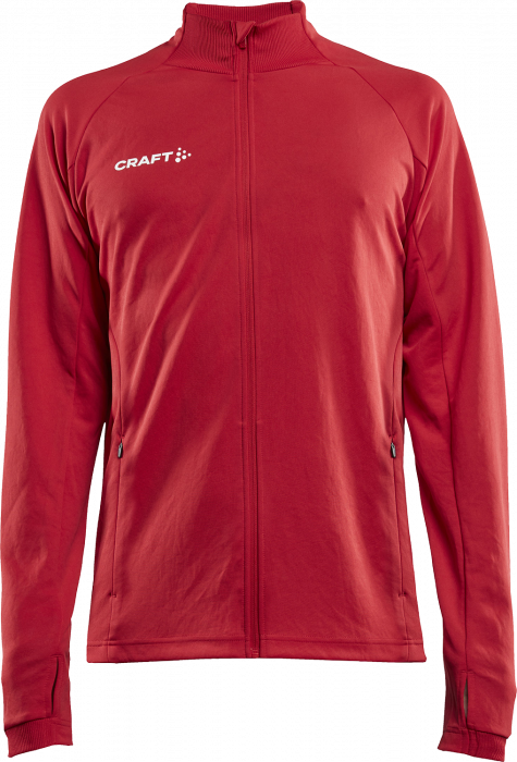 Craft - Evolve Shirt W. Zip - Vermelho