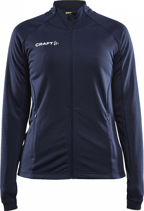 Craft - Evolve Shirt W. Zip Woman - Azul-marinho