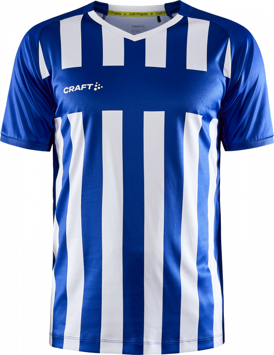 Craft - Progress 2.0 Stripe Jersey Junior - Blue & white