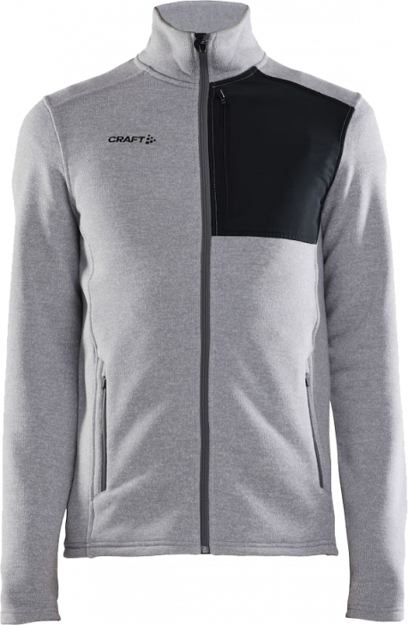 Craft - Adv Explore Heavy Fleece Jacket Men - Grå Melange DK