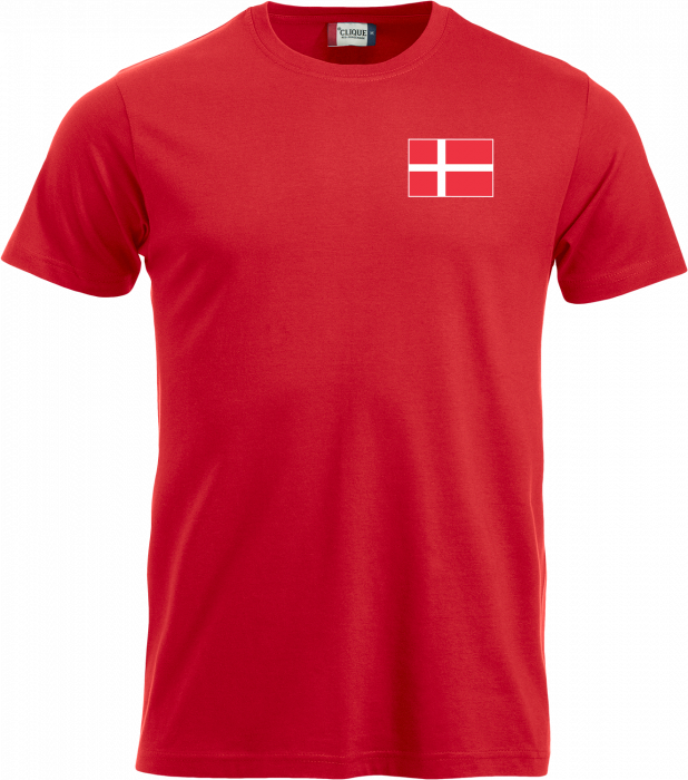 Clique - Country Jersey - Denmark - Red